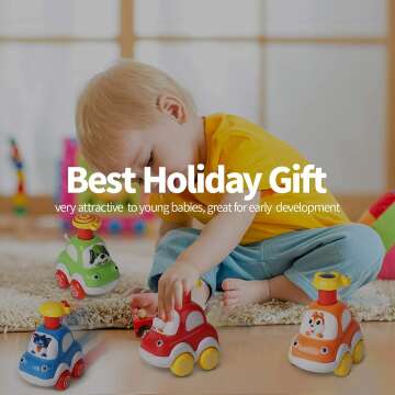 Animal Car Toys for Toddlers Aged 1-3 Years
