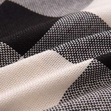 SEEKSEE Buffalo Plaid Pillow Covers Set of 4