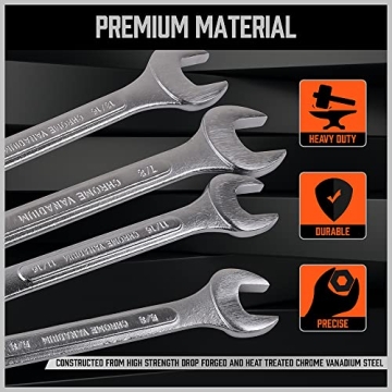Buy HORUSDY 26-Piece Wrench Set | SAE and Metric Combination