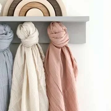 Newton Baby Mini Crib Sheets (2-Pack) | Organic Muslin Cotton, Ultra Breathable & Soft Baby Sheets, Machine Washable Baby Mattress Sheets, Fits Any Mini Sized Crib 24" x 38", Clay