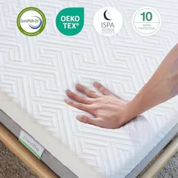 Novilla 12-Inch Gel Memory Foam Mattress for Ultimate Comfort