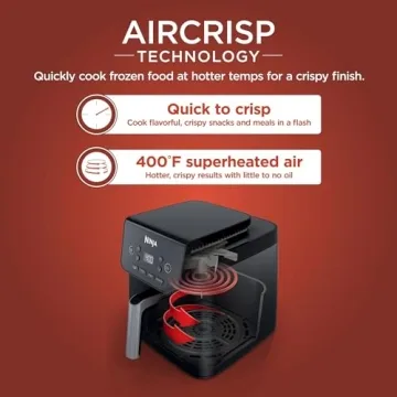 Ninja Air Fryer Pro XL, 6.5 QT Capacity, 6-in-1 Functionality with MaxCrisp Technology, Air Fry, Roa...