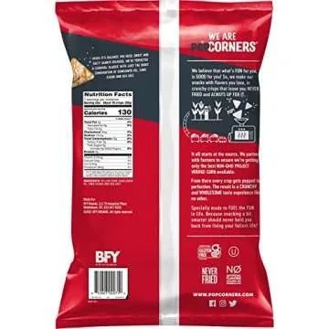 Popcorner Kettle Corn Popped Corn Chips, Gluten-Free & Vegan