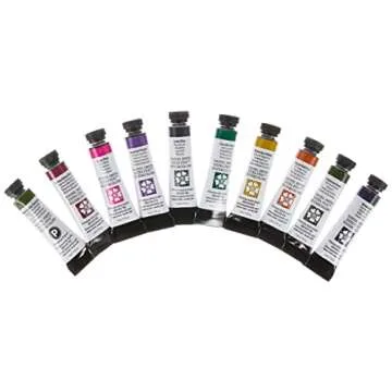 DANIEL SMITH Watercolor, 5ml tubes, Jean Haines Master Artist Set 10 Watercolor Tubes (total 10 pieces) 285610223, 0.17 Fl Oz (Pack of 10)