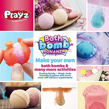 Playz Bath Bomb Making Kit for Kids | Science Fun