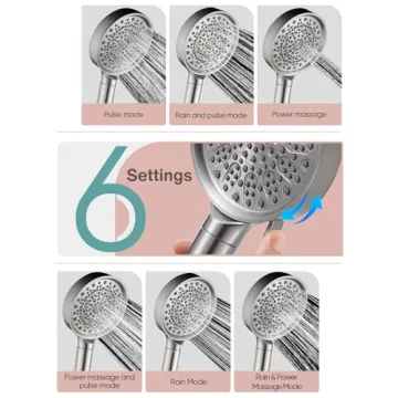 Cobbe Filtered Shower Head with 6 Spray Modes