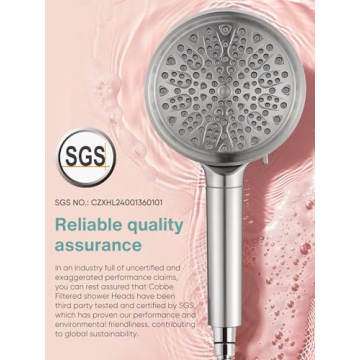 Cobbe Filtered Shower Head with 6 Spray Modes