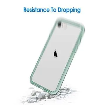 JETech iPhone SE 3/2, 8, 7 Case - Shockproof & Clear