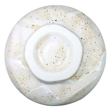 Mino Ware Japanese Handcrafted Matcha Tea Bowl Beige, Matcha Tea Cup Ceremony, Authentic Pottery, Yuki Shino Chawan