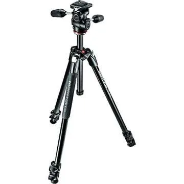 Manfrotto 290 Xtra 3-Section Aluminum Tripod with 804 3-Way Pan and Tilt Head