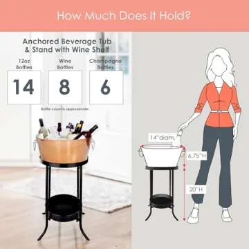 Brekx Double-Walled Insulated Drink Tub – Ideal for Home Parties