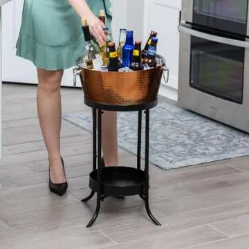 BREKX Insulated Drink Tub with Stand for Parties