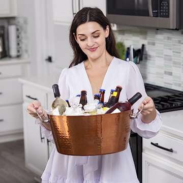 BREKX Insulated Drink Tub with Stand for Parties