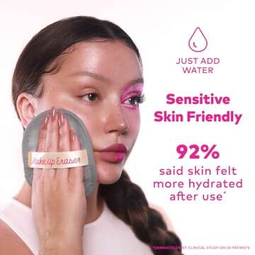 The Original MakeUp Eraser, 7-Day Set, Erase All Makeup with Just Water, Including Waterproof Mascara, Eyeliner, Foundation, Lipstick, Sunscreen, and More! Cool Gal Neutrals, 7ct.