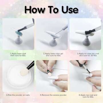 BISHENGYF Pearl Chrome Nail Powder for Stunning Nails