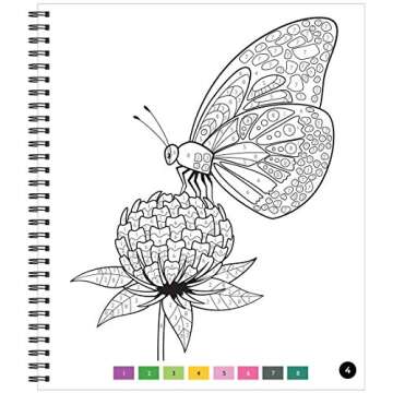 Brain Games - Color by Number: Butterflies