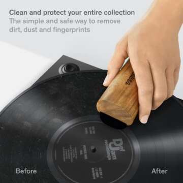 Boundless Audio Vinyl Record Cleaning Kit - 5-in-1 Vinyl Cleaner Kit Includes Record Brush, Stylus C...