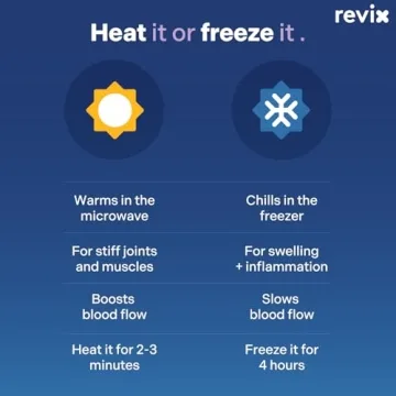 REVIX Microwave Heating Pad for Neck Shoulders and Back Pain Relief with Moist Heat, Weighted Microwavable Heated Neck Wrap Warmer, Scented