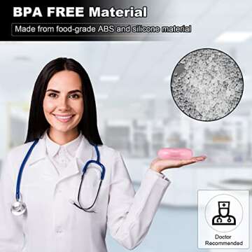 Retainer Case, Slim Aligner Case with Adjustable Vent Holes and Mirror, Compatible with Invisalign, Night Guard and Mouth Guard, Premium Retainer Case, With Aligner Remover Tool, Chew & Brush, Pink