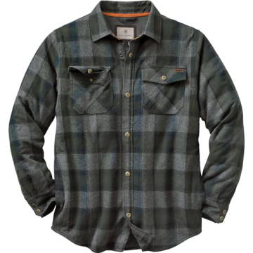 Legendary Whitetails Flannel Shirt Jacket for Men  - Warm Outerwear