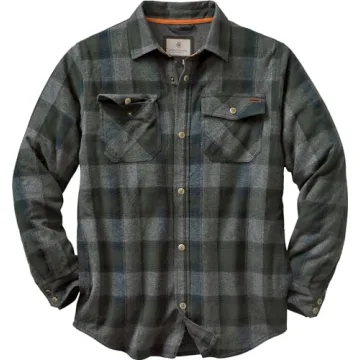 Legendary Whitetails Flannel Shirt Jacket for Men  - Warm Outerwear
