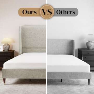 Elegant PaPaJet Queen Bed Frame with High Headboard