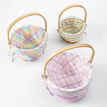 Personalized Wicker Easter Basket for Kids - Customizable Fun