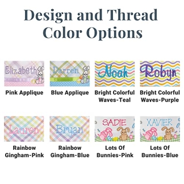 Personalized Wicker Easter Basket for Kids - Customizable Fun