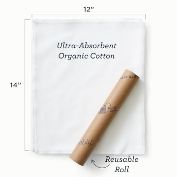 Esembly Paperless Towels - Reusable Organic Cotton Rolls