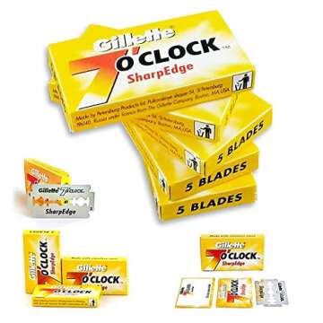 100 7 O'clock SharpEdge Platinum Safety Razor Blades