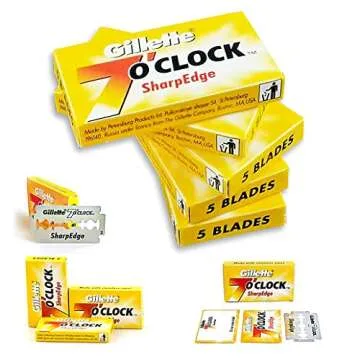 100 7 O'clock SharpEdge Platinum Safety Razor Blades