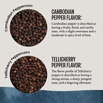 Premium Cambodian Black Peppercorns for Cooking Artisan Flavors