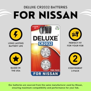 Key Fob Replacement Batteries for Nissan Cars