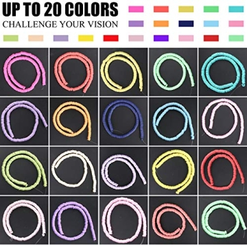 Augshy Clay Beads Set 6700 Pcs for DIY Jewelry Making