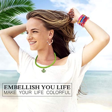 Augshy Clay Beads Set 6700 Pcs for DIY Jewelry Making