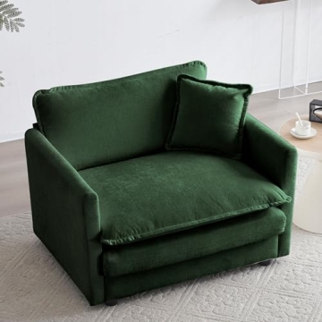 Tmsan 41.4" Chenille Oversized Accent Chair - Modern Comfort for All Spaces