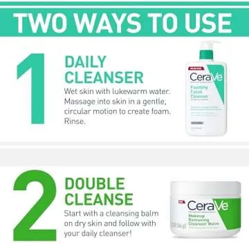 CeraVe Foaming Facial Cleanser, Daily Face Wash for Oily Skin with Hyaluronic Acid, Ceramides, and Niacinamide, Fragrance Free Paraben Free, 12 Fluid Ounce