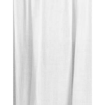 Anna-Kaci Womens Semi Sheer Boho Peasant Long Sleeve Off The Shoulder Top, White, Large