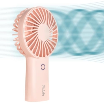 JISULIFE Handheld Portable Fan [20H Max Cooling Time] Mini Hand Fan, 4000mAh USB Rechargeable Person...