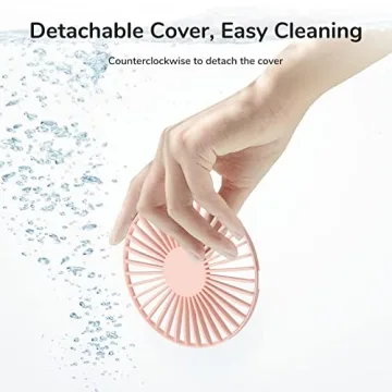 JISULIFE Handheld Portable Fan - 20H Max Cooling Time