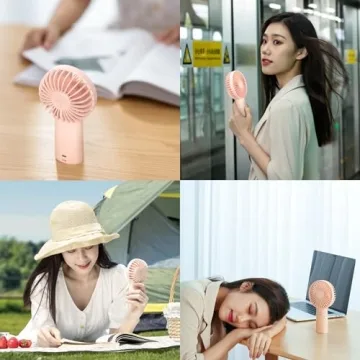 JISULIFE Handheld Portable Fan - 20H Max Cooling Time