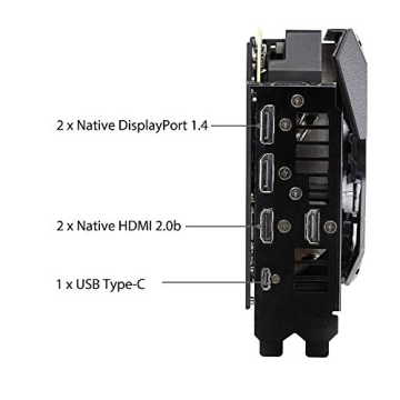 ASUS ROG Strix GeForce RTX 2080 Super Advanced Overclocked 8G GDDR6 HDMI DP 1.4 USB Type-C Gaming Graphics Card (ROG-STRIX-RTX-2080S-A8G)