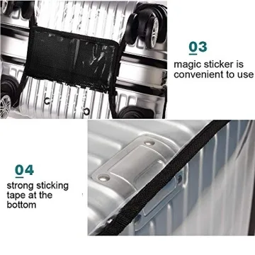 Durable Feybaul 24 Inch Transparent Luggage Cover