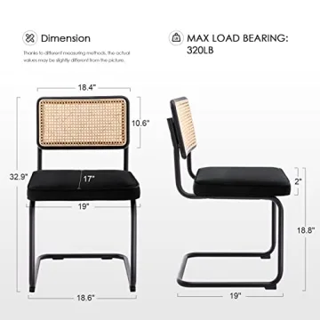 Zesthouse Dining Chairs Set of 2 - Modern Comfort and Style