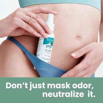 pH-D Feminine Health Support - Boric Acid Body Fresh Spray - Vegan, Paraben-Free, Plant Based - Rose...