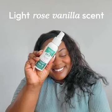 pH-D Feminine Health Support - Boric Acid Body Fresh Spray - Vegan, Paraben-Free, Plant Based - Rose Vanilla Scented - 3oz