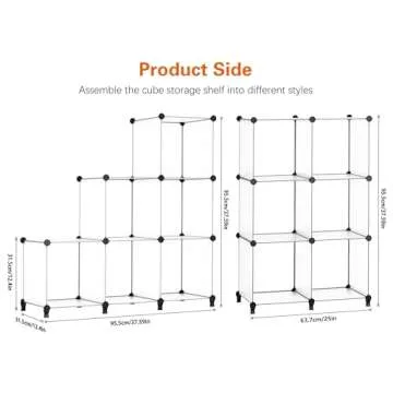 HOMIDEC 6-Cube Storage Organizer - Modern Closet Solution