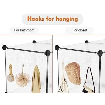 HOMIDEC 6-Cube Storage Organizer - Modern Closet Solution