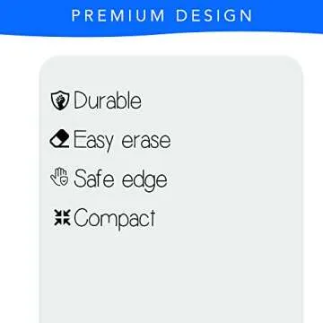 Small White Board, 9 x 12 Dry Erase Board, 2 Small White Board Dry Erase, Double Sided White Board, Lapboard, Small Dry Erase Board for Kids, Office and Classroom