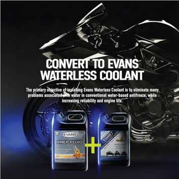 EVANS Coolant EC72064 Powersports Waterless Engine Coolant, 1/2 gallon